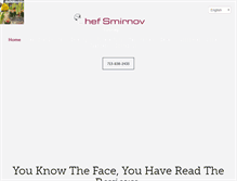 Tablet Screenshot of chefsmirnov.com
